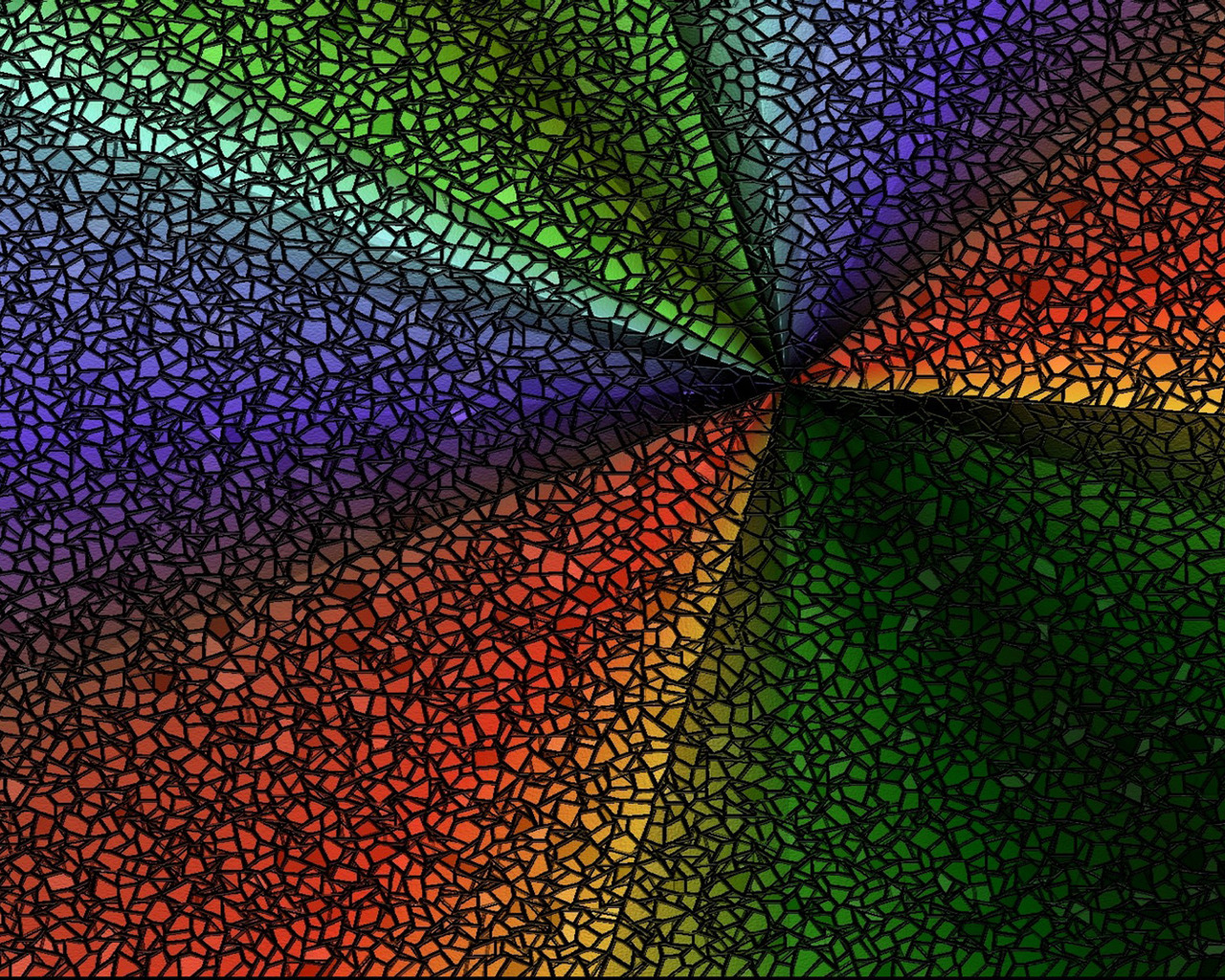 Радужная мозаика