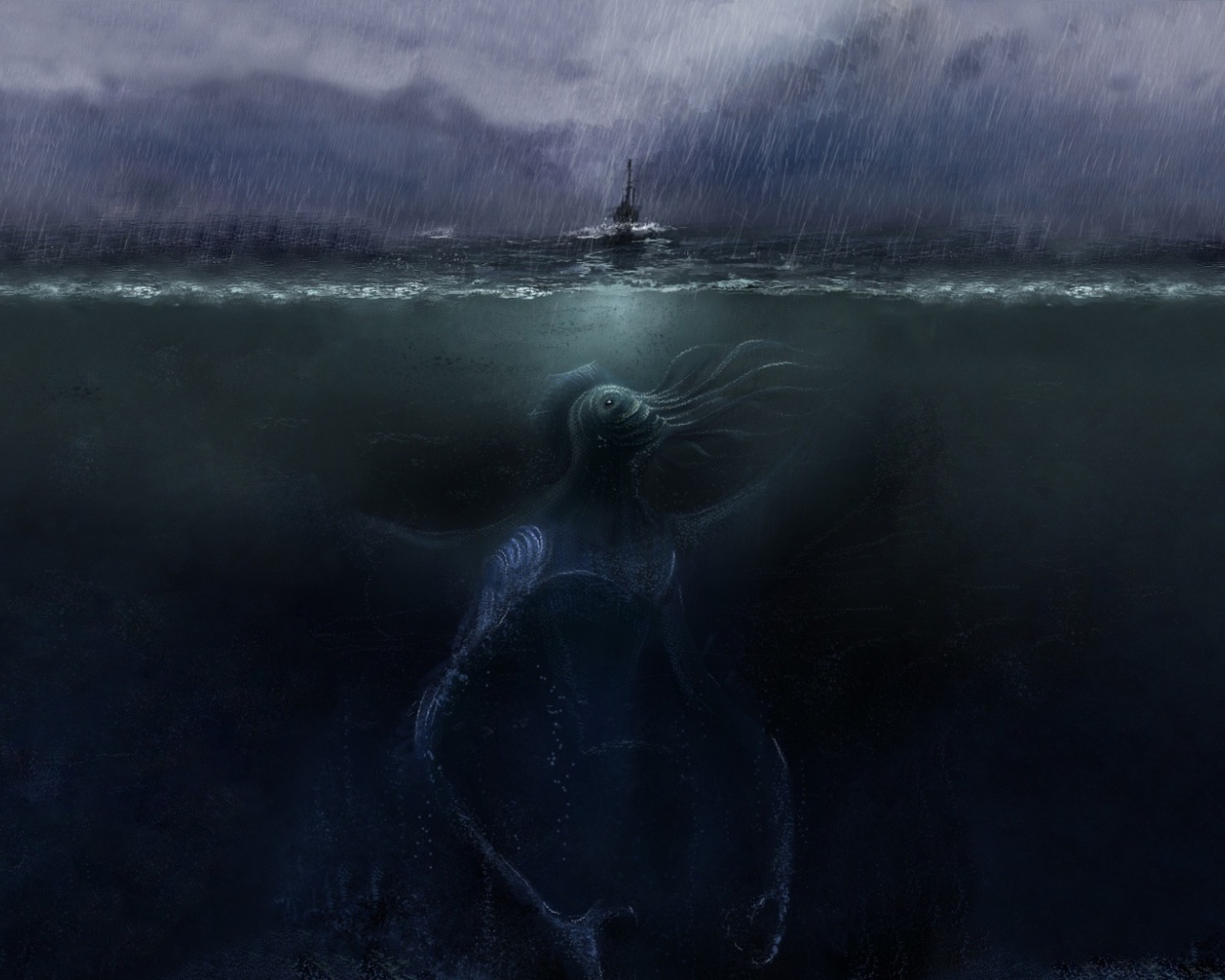Морское чудовище Ктулху