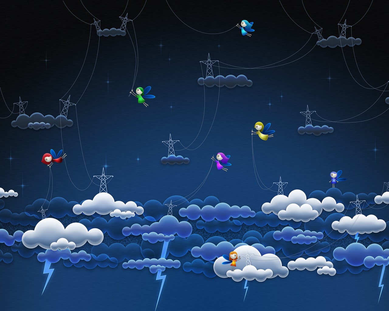 Ангелочки в облаках