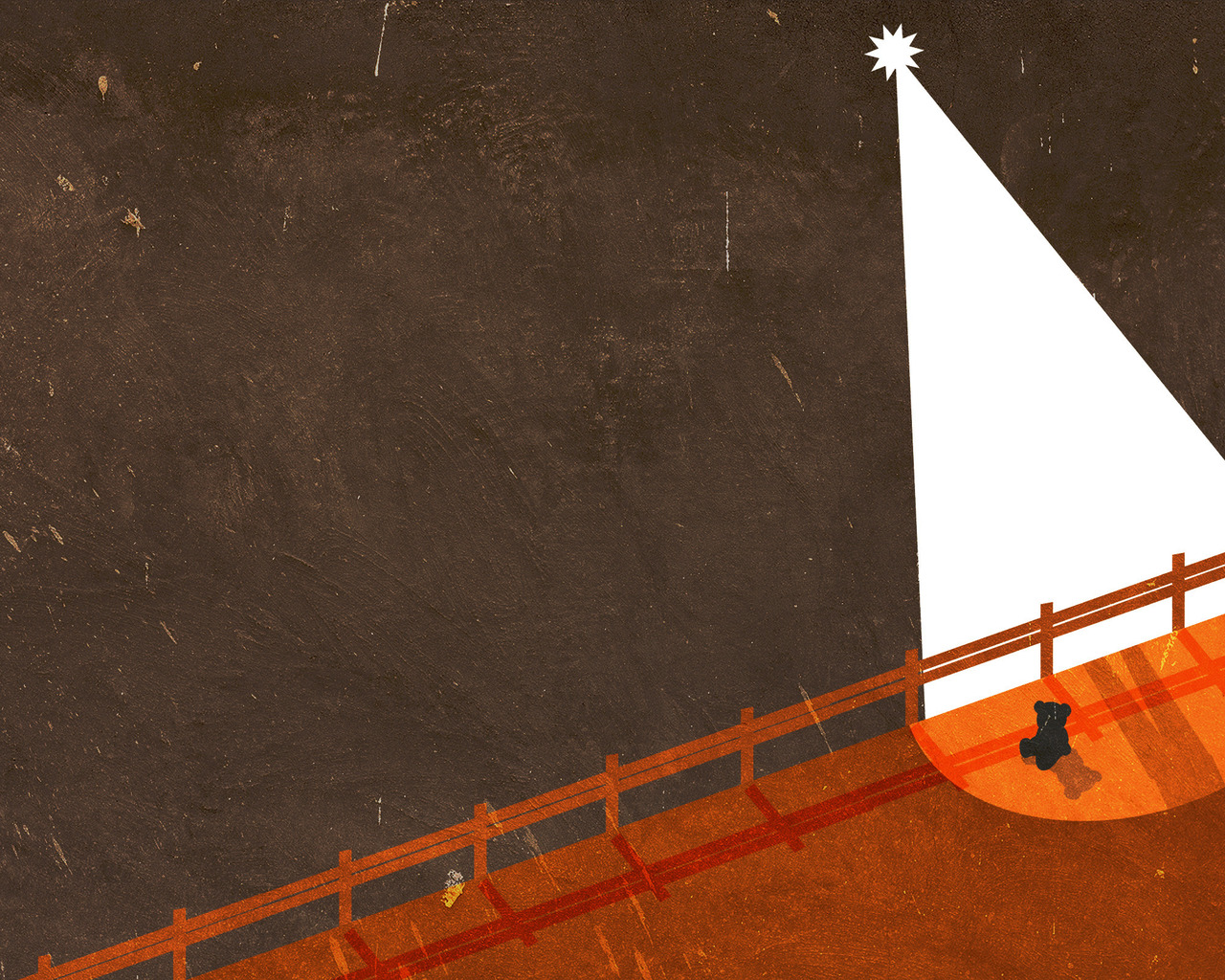 Медвежонок под звездным светом