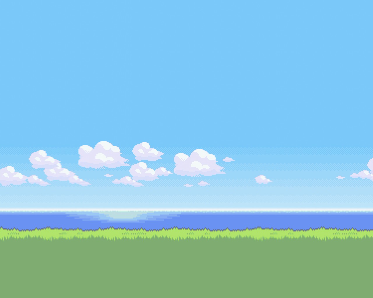 Голубое небо