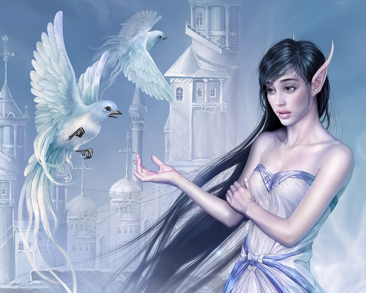 Эльфийская девушка