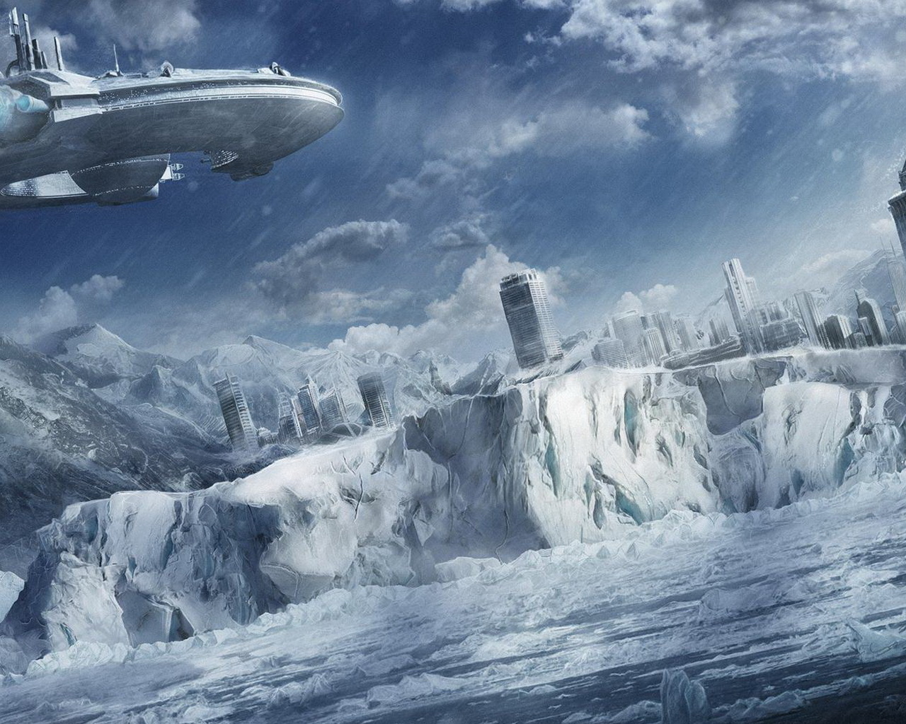 Замерзший город