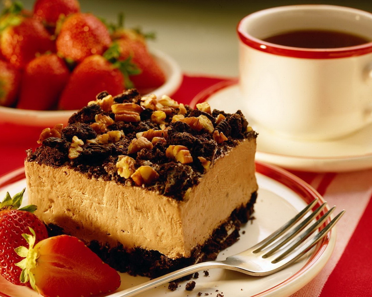 Тортик с чаем