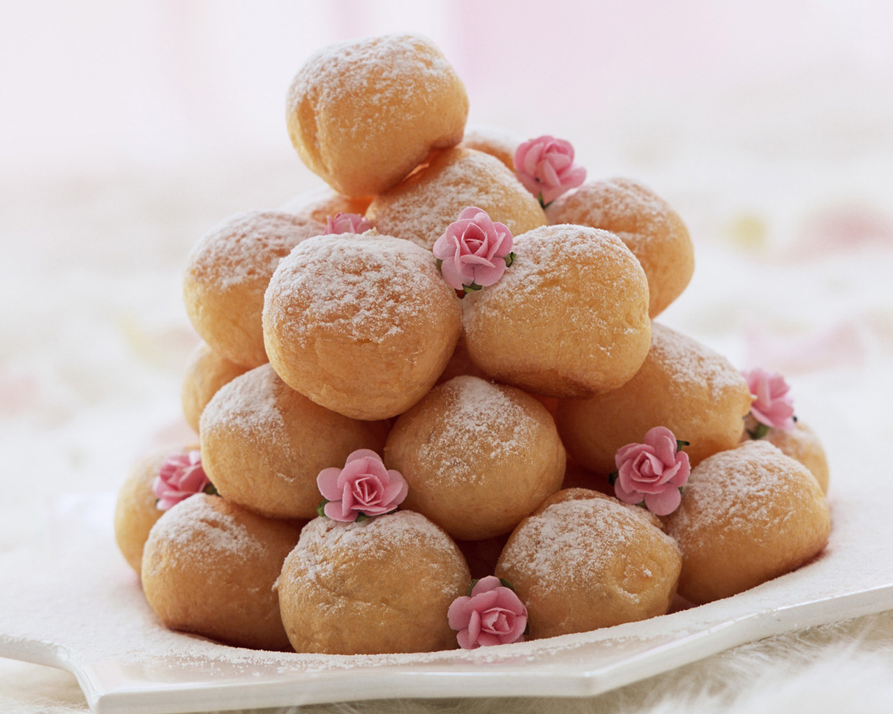 Круглые пончики