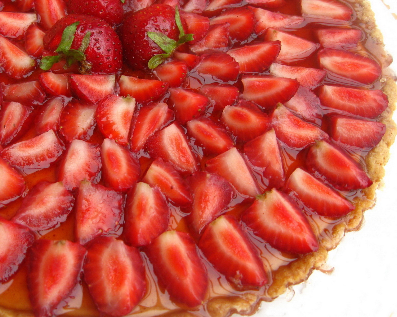 Клубничный пирог