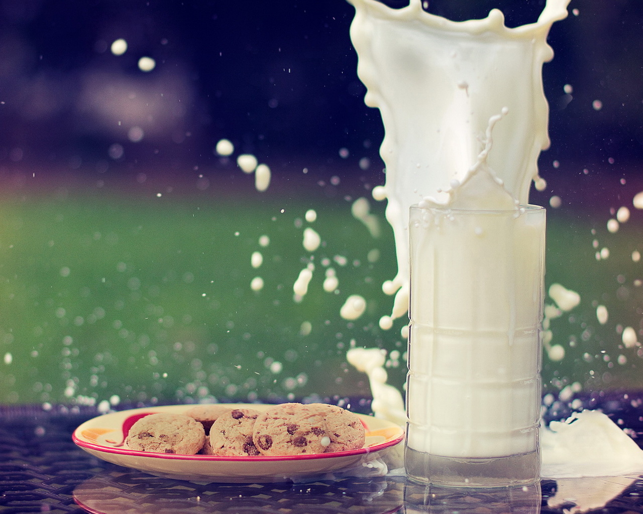 Печенья с молоком