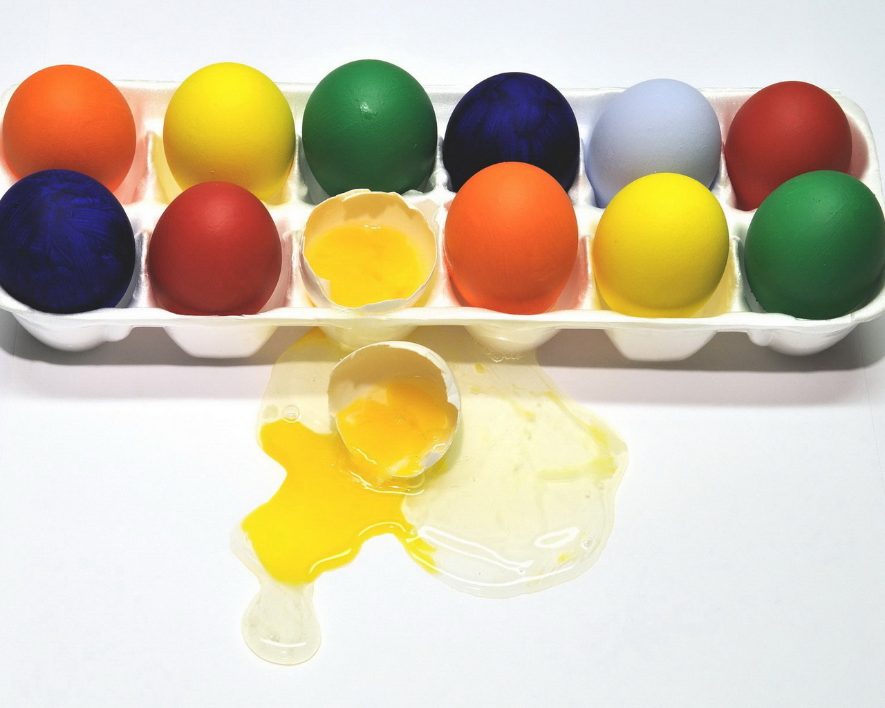 Крашеные яйца