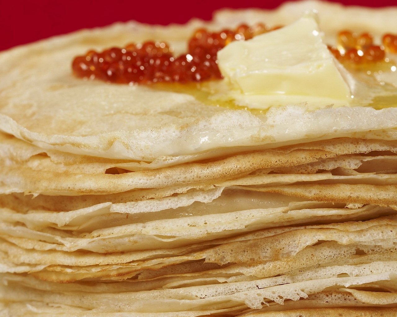 Блинчики с икрой