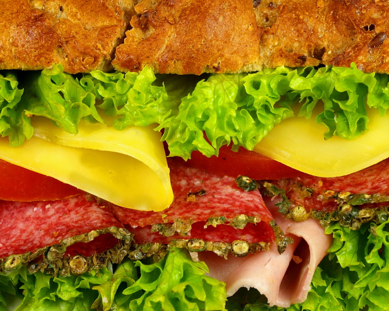 Вкусный бутерброд