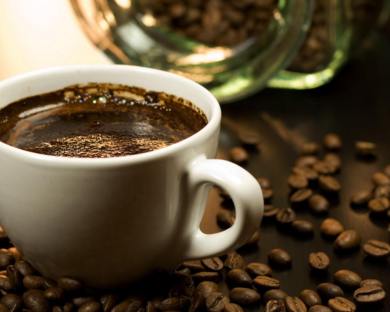 Крепкий кофе