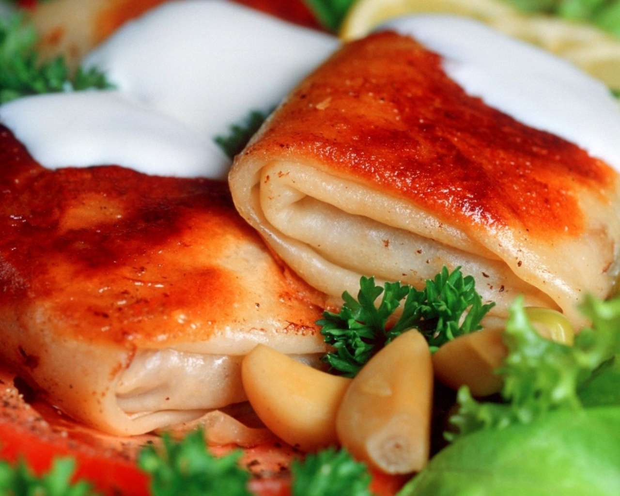 Блины с начинкой