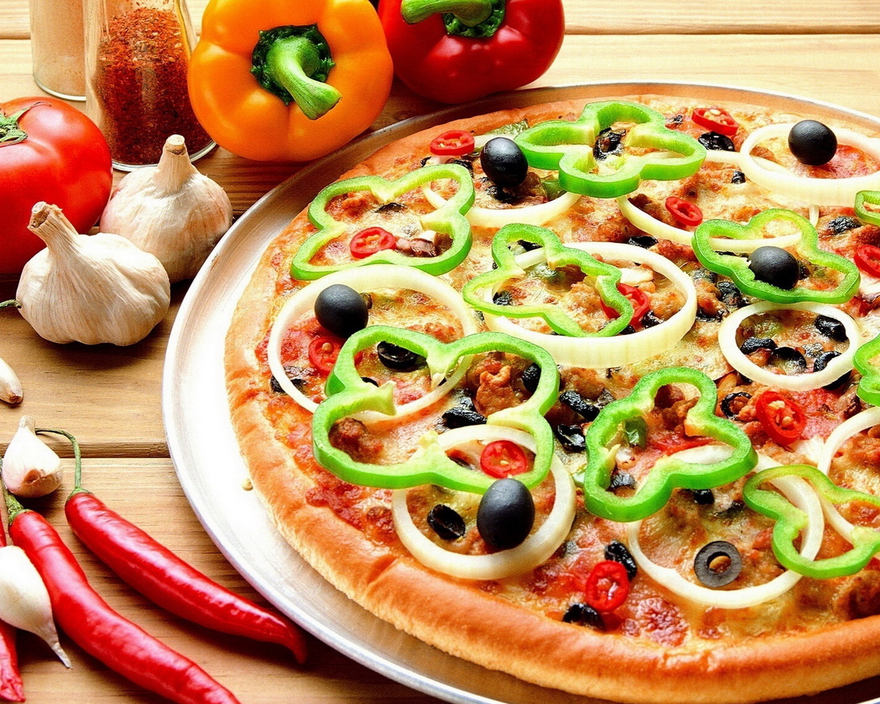 Пицца с перцем