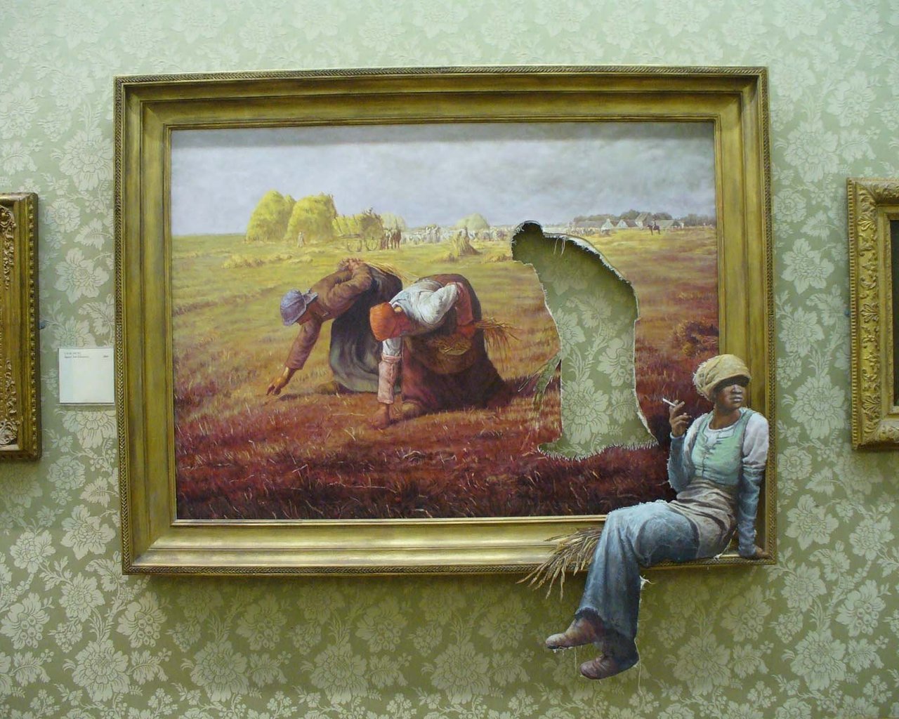 Вылезла покурить