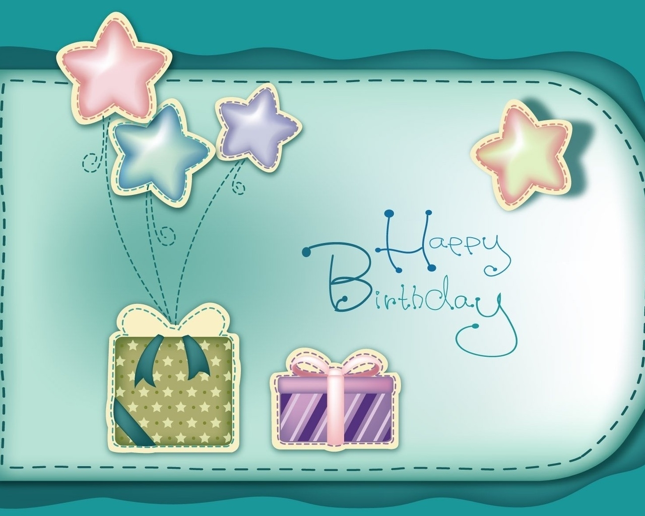 Открытка на День Рождения