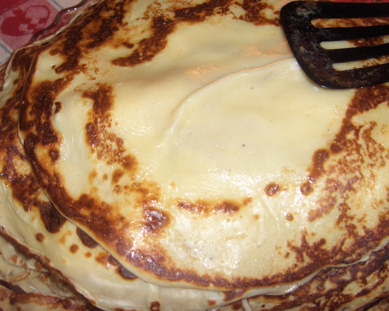 Домашние румяные блины