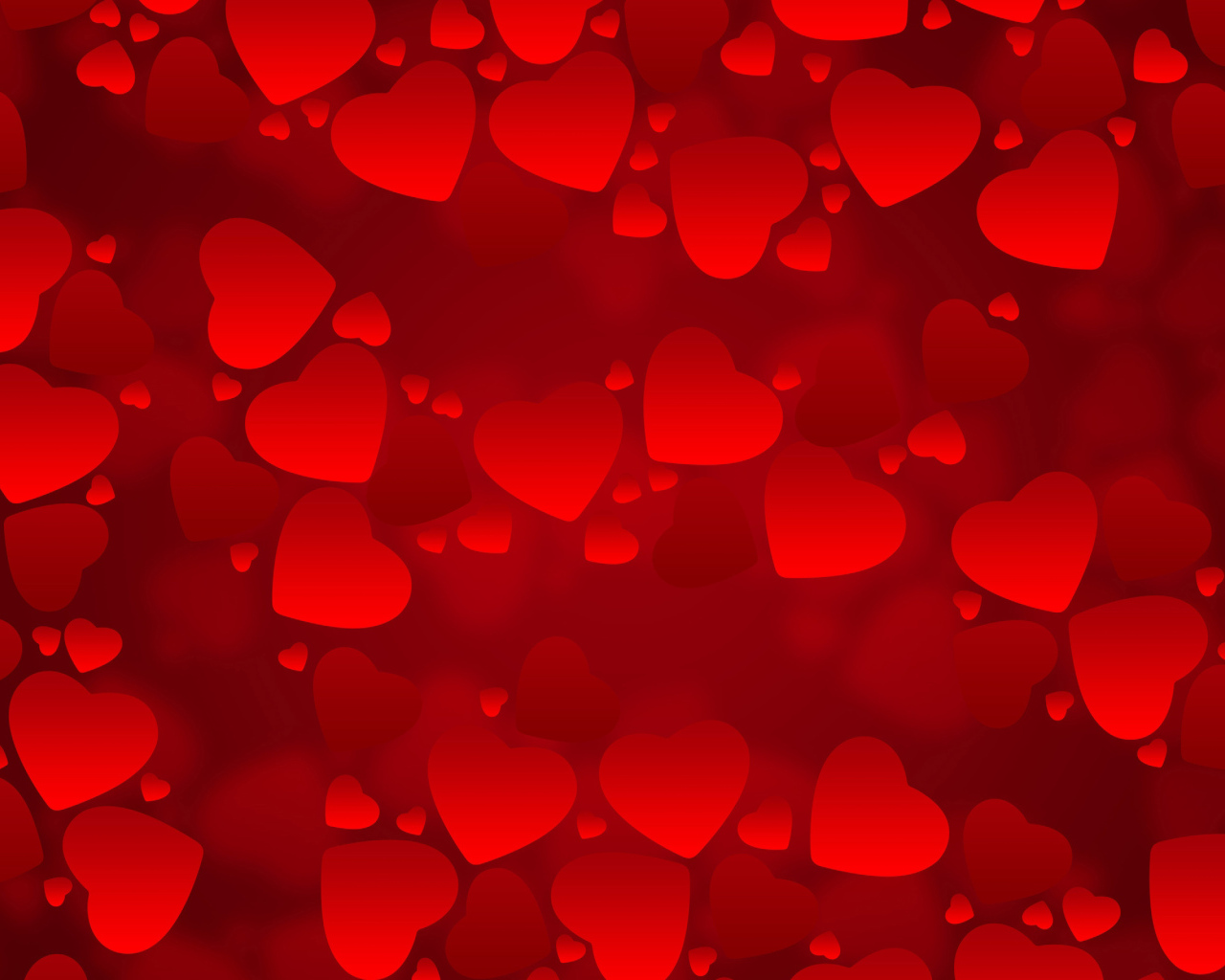 Красные сердечки