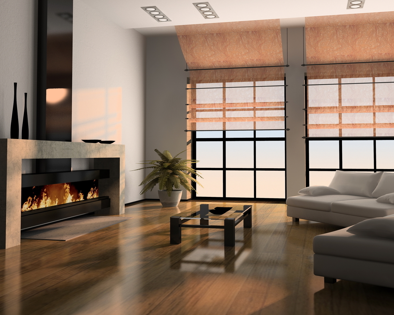 Декоративный камин