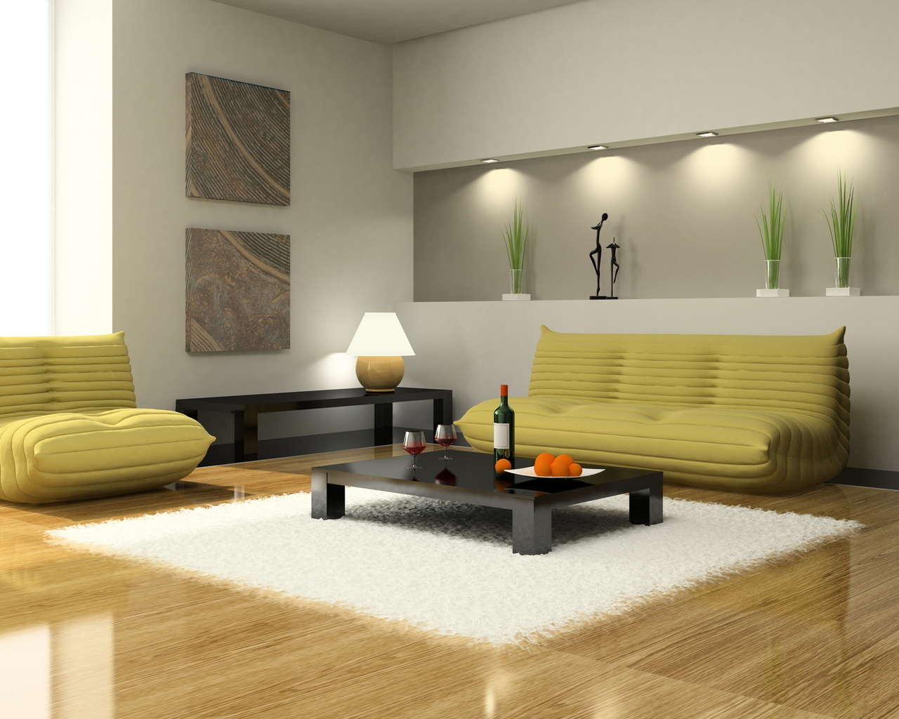 Дизайн гостинной