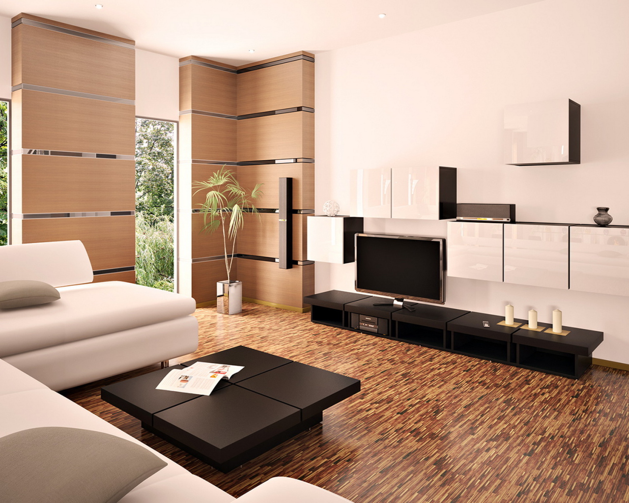 Гостиная в стиле модерн