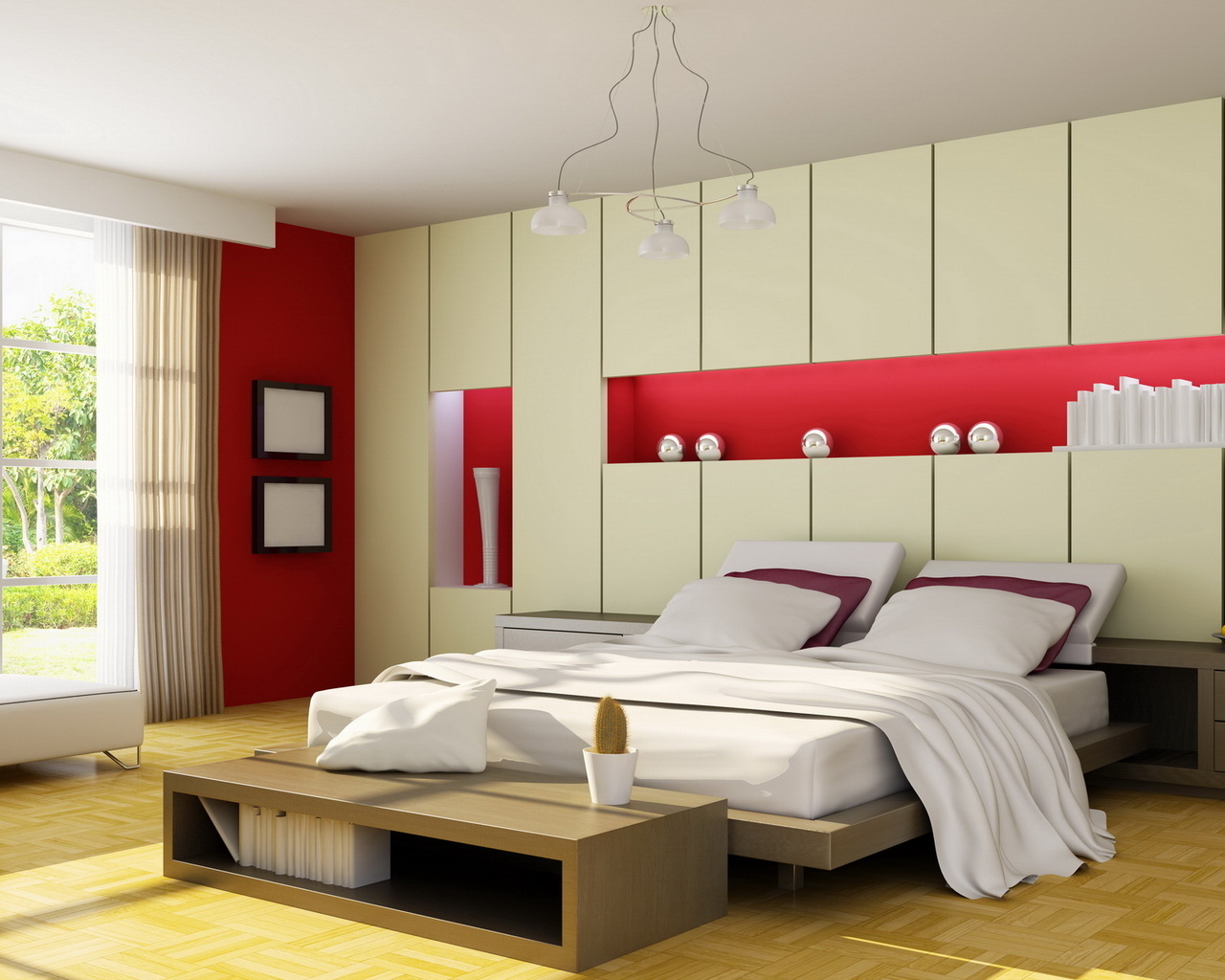 Интерьер спальной комнаты