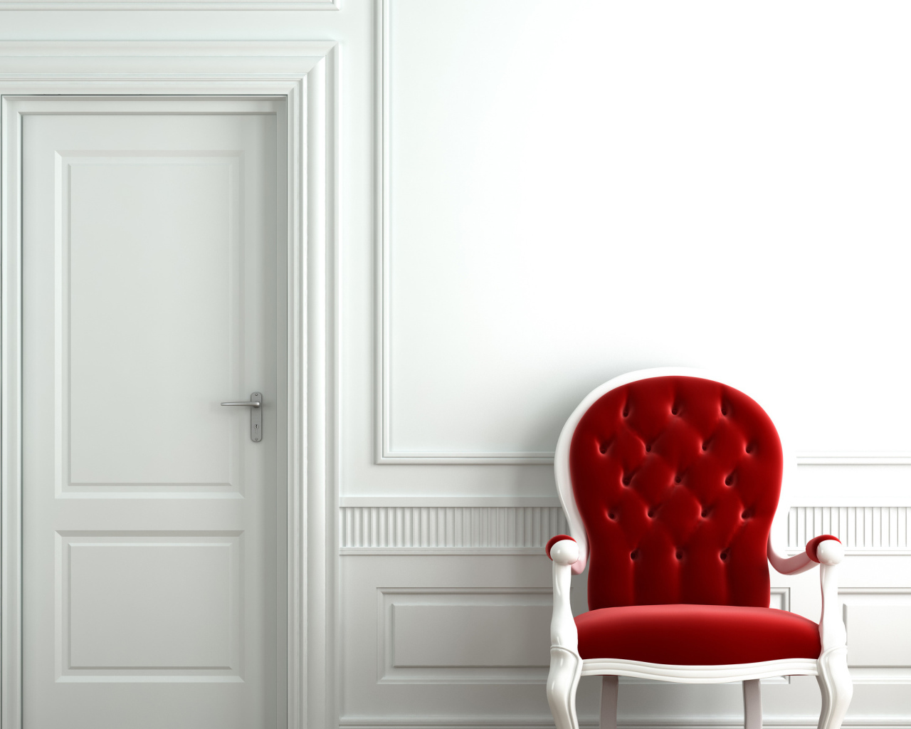 Красный стул