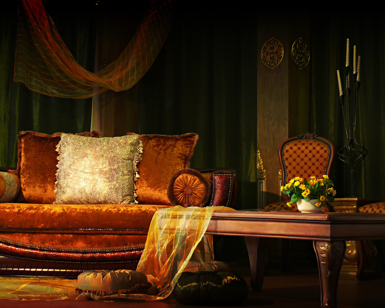 Королевский интерьер