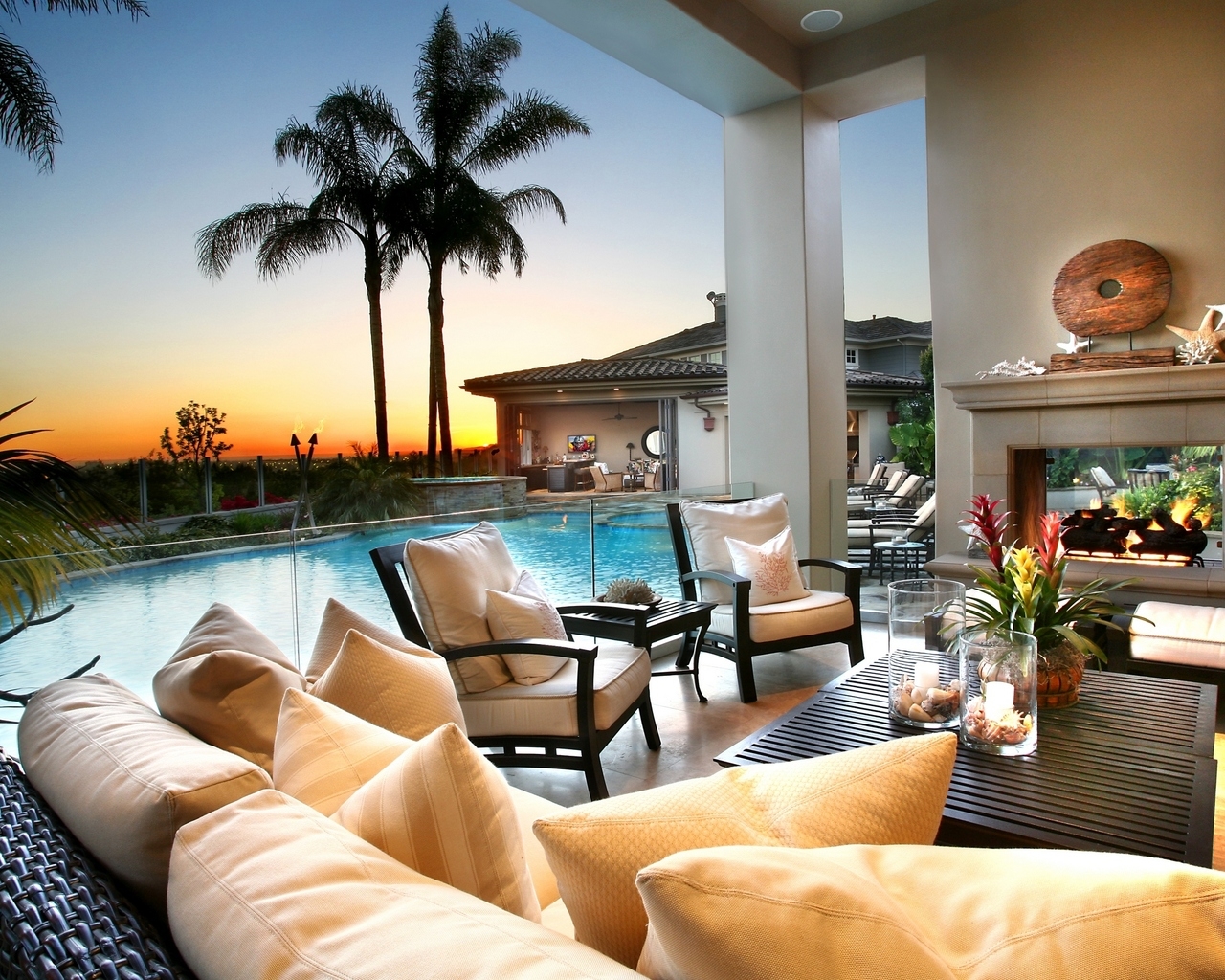 Летняя комната для отдыха