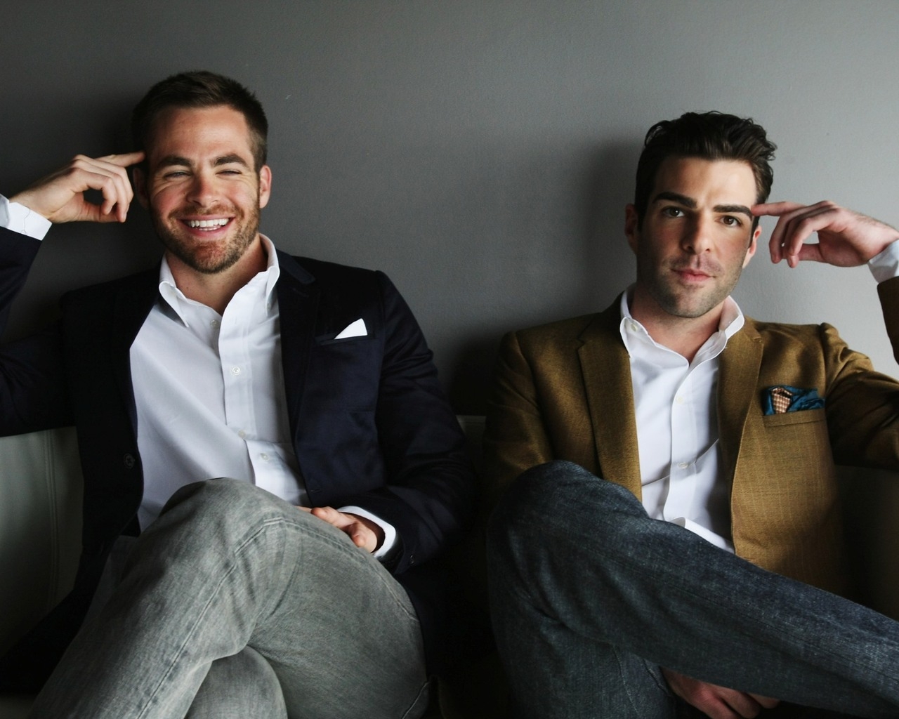 Крис Пайн и Закари Куинто (Chris Pine and Zachary Quinto)