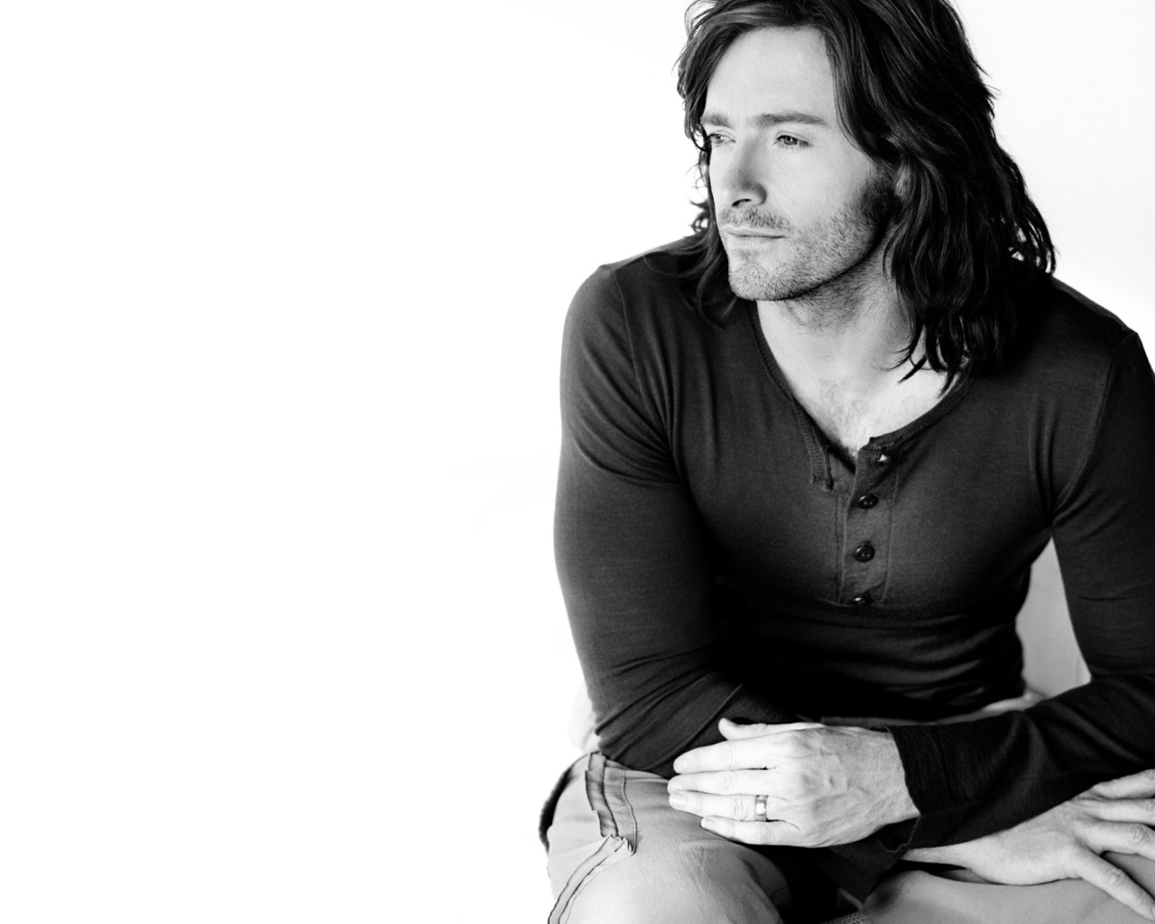 thoughtful Hugh Jackman