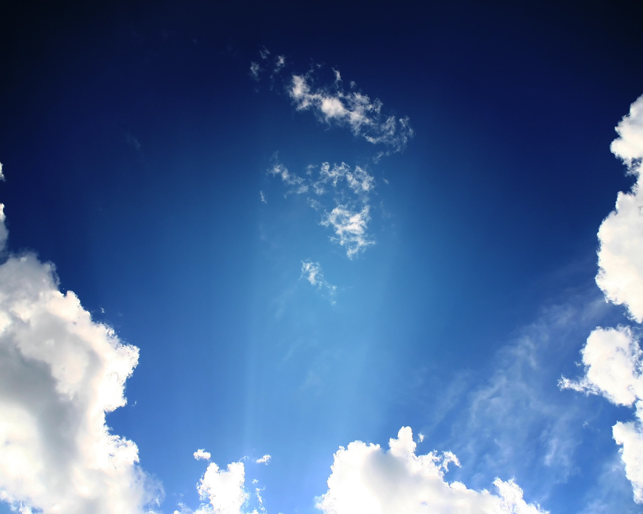 Лучи сквозь облака