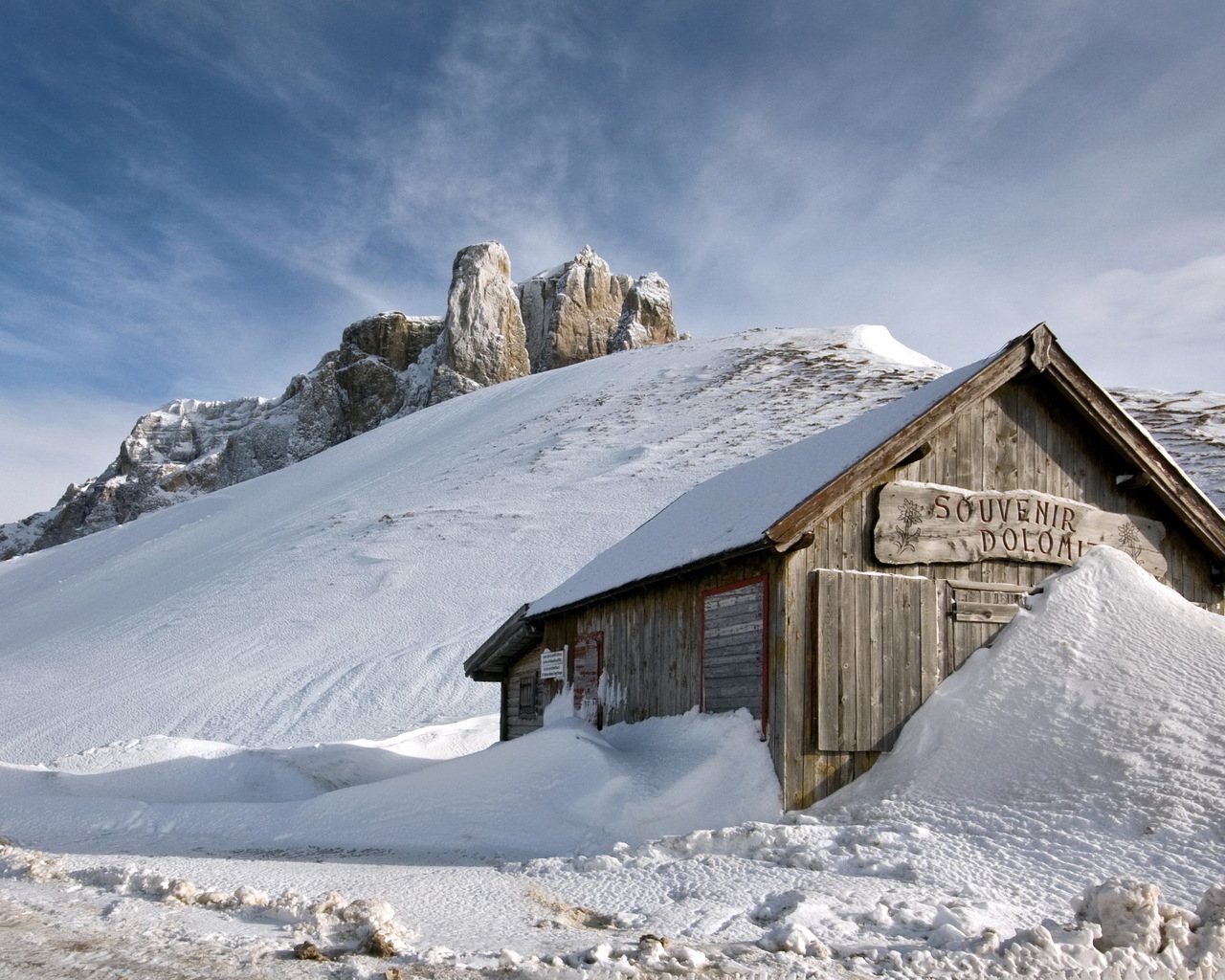 Сарай в горах