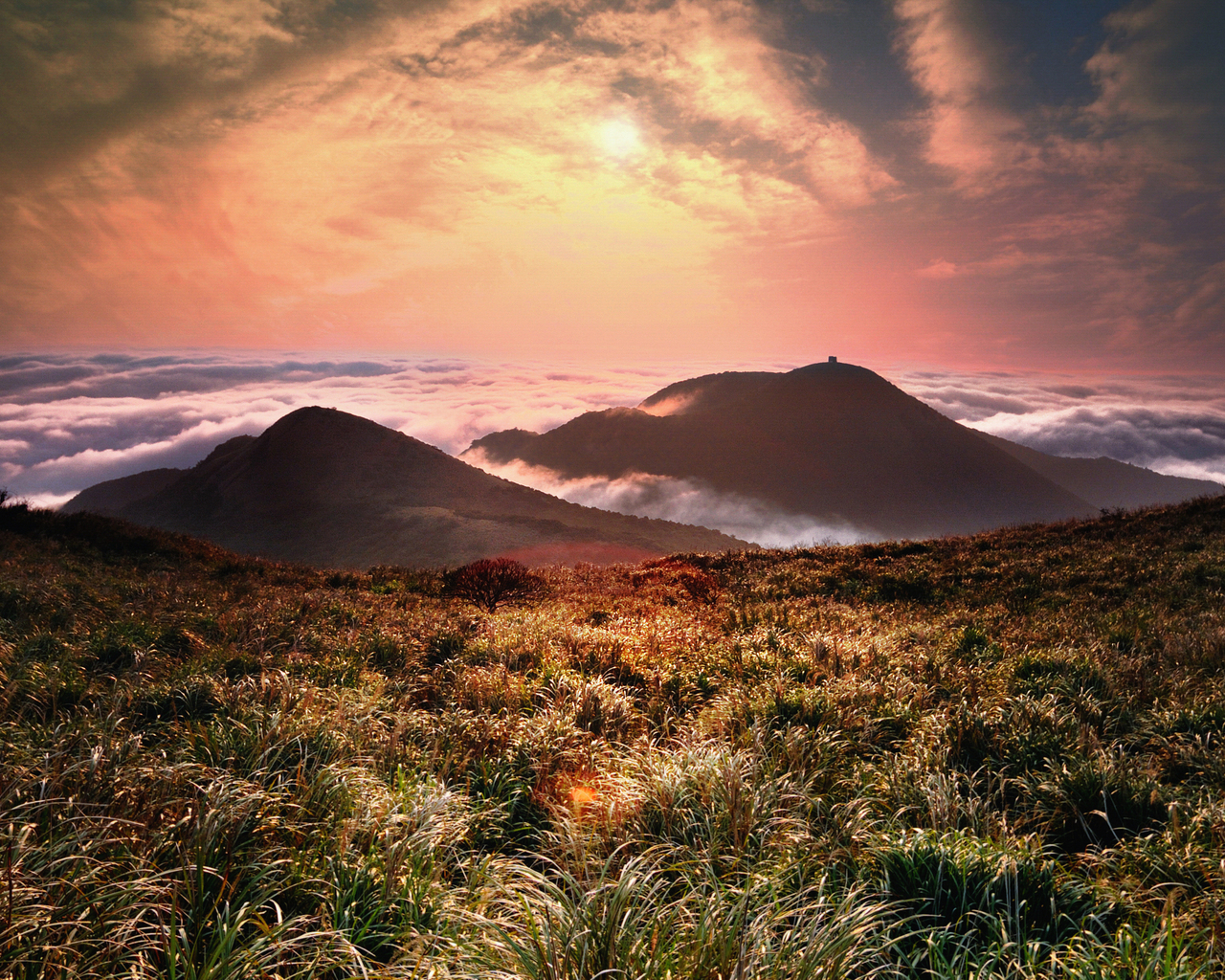 Горы и туман