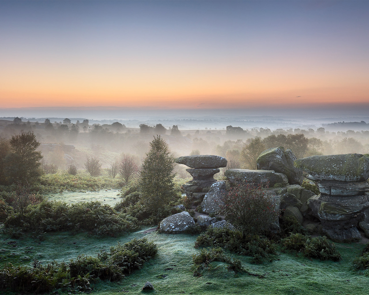 Холмы в тумане