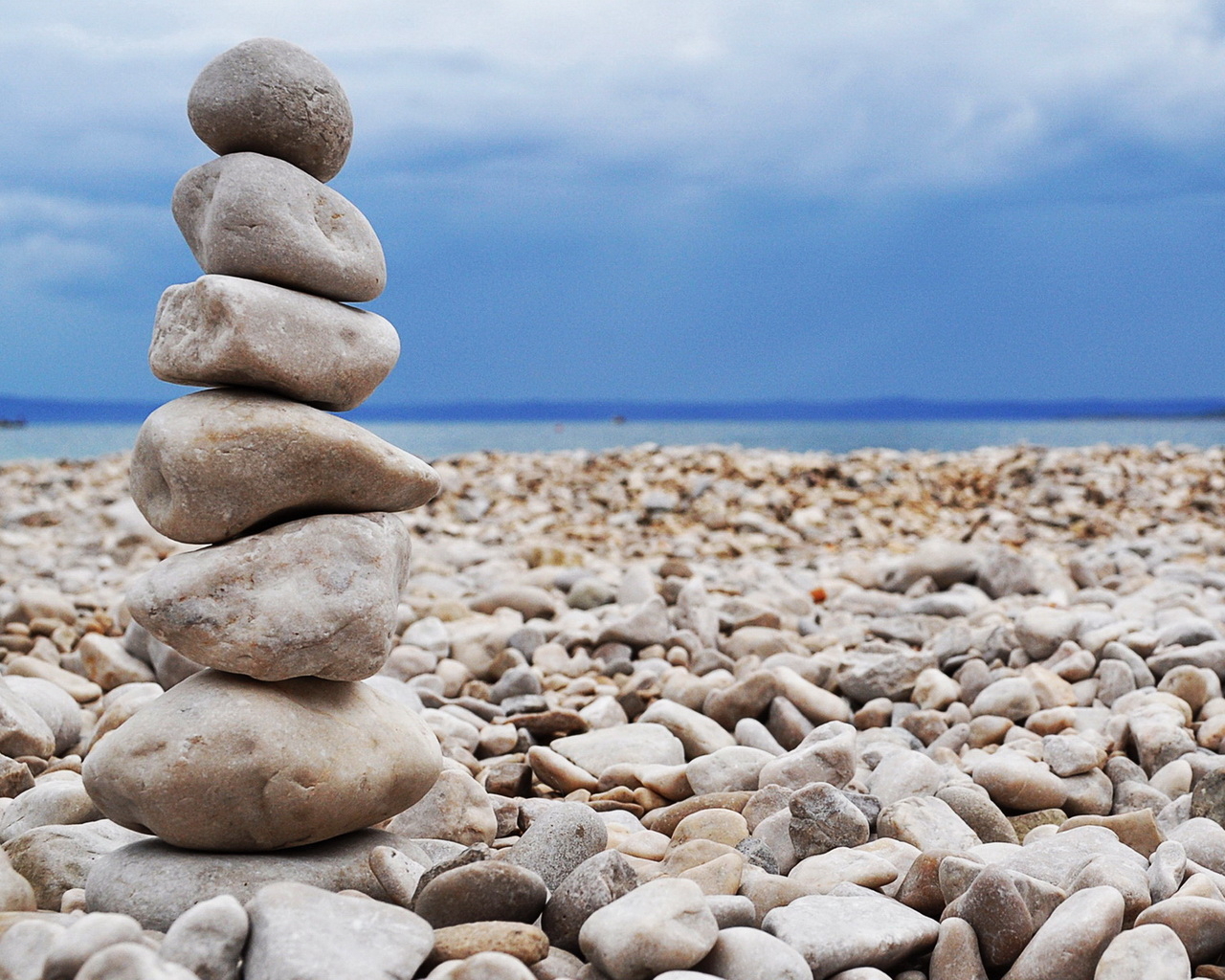 Крупная галька