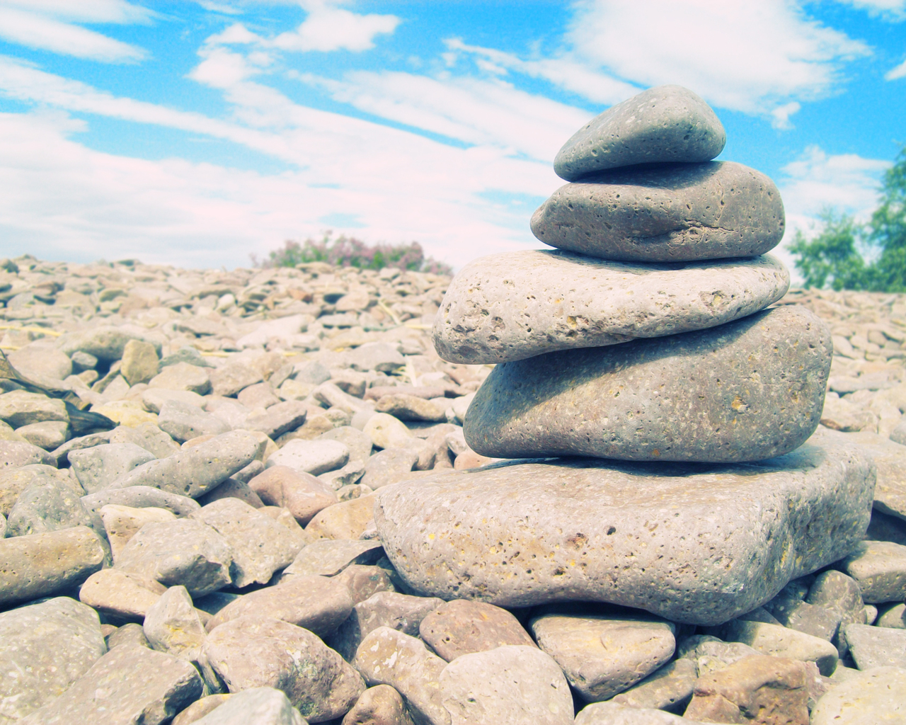 Камни на берегу