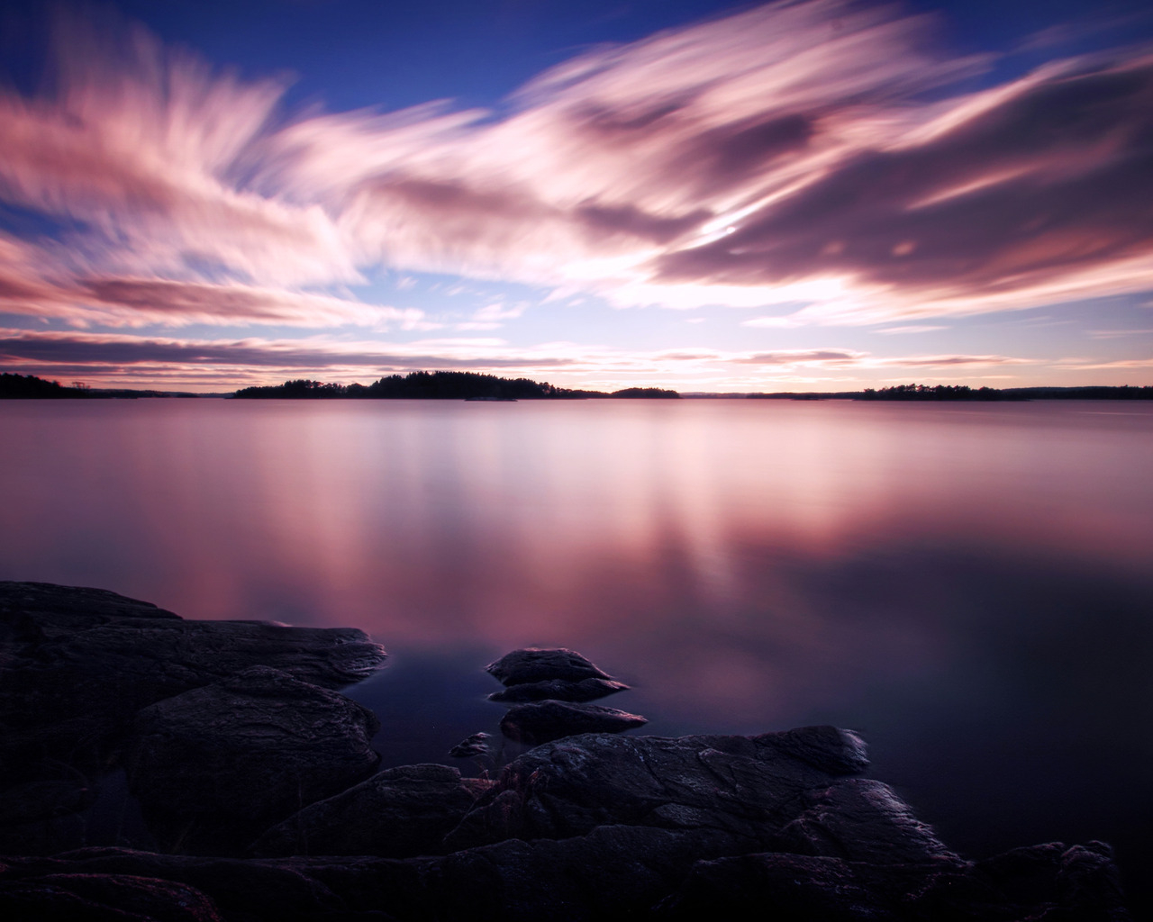 Красивый закат