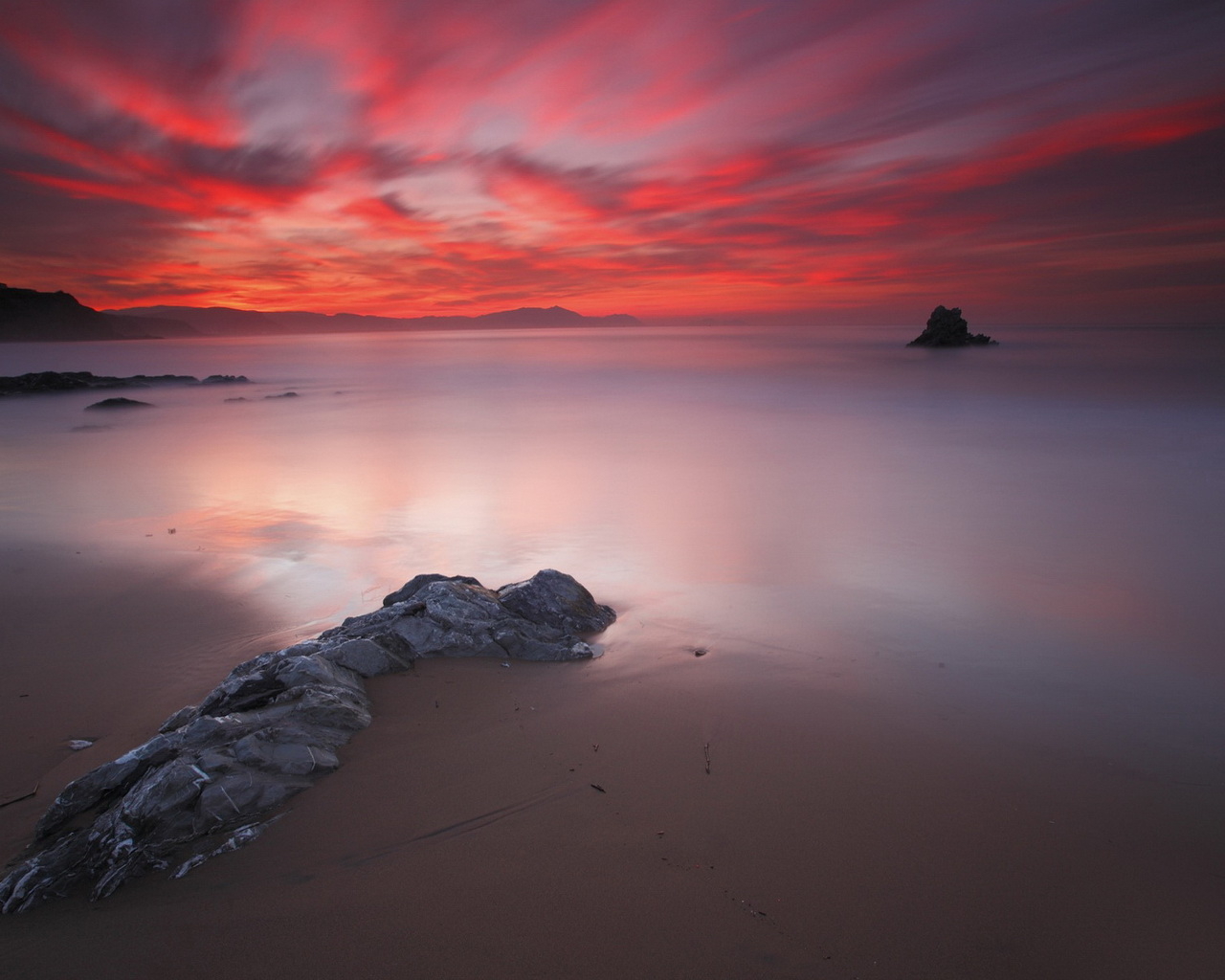 Красный закат