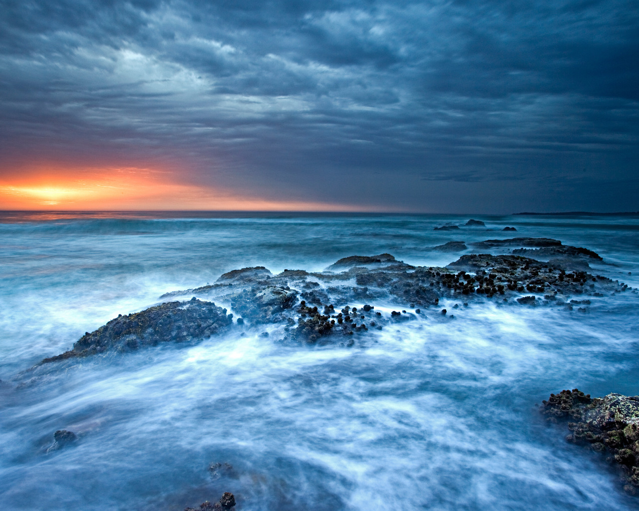 Морской закат