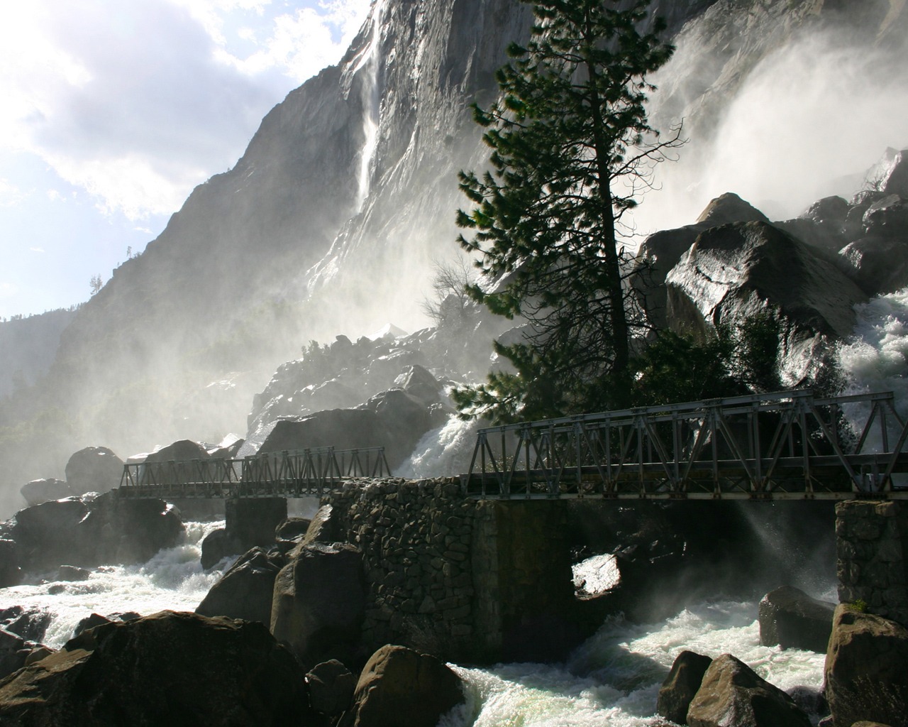 водопад   Wapama