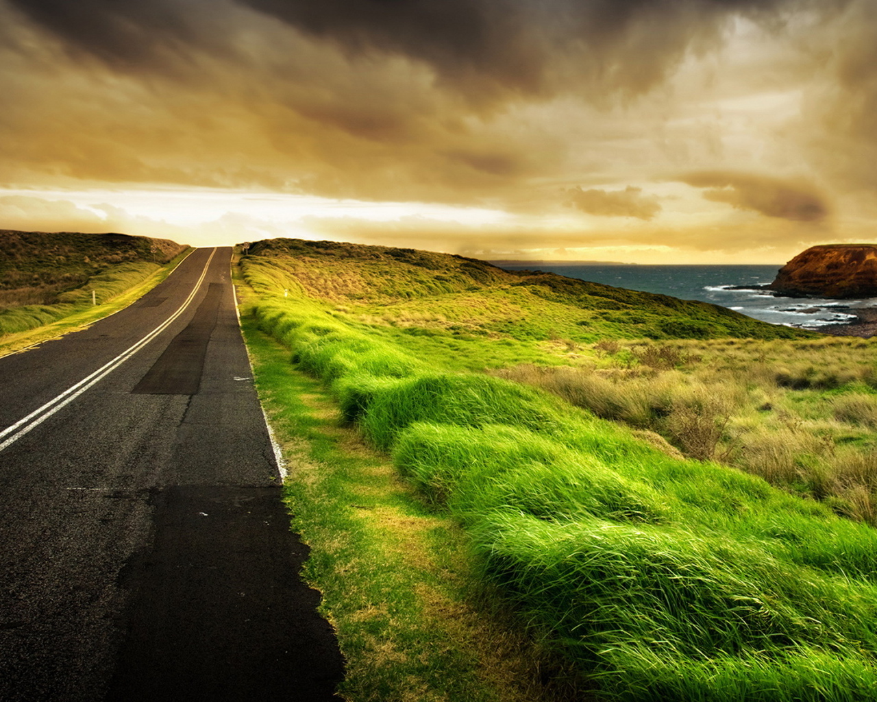 Дорога на побережье