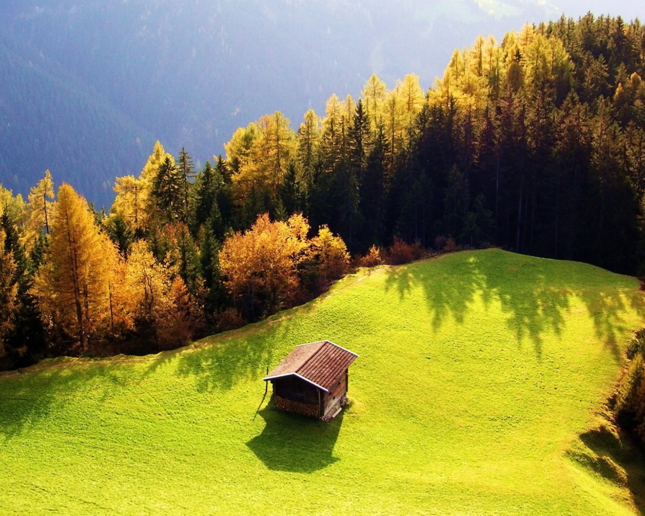 Сарай на горе