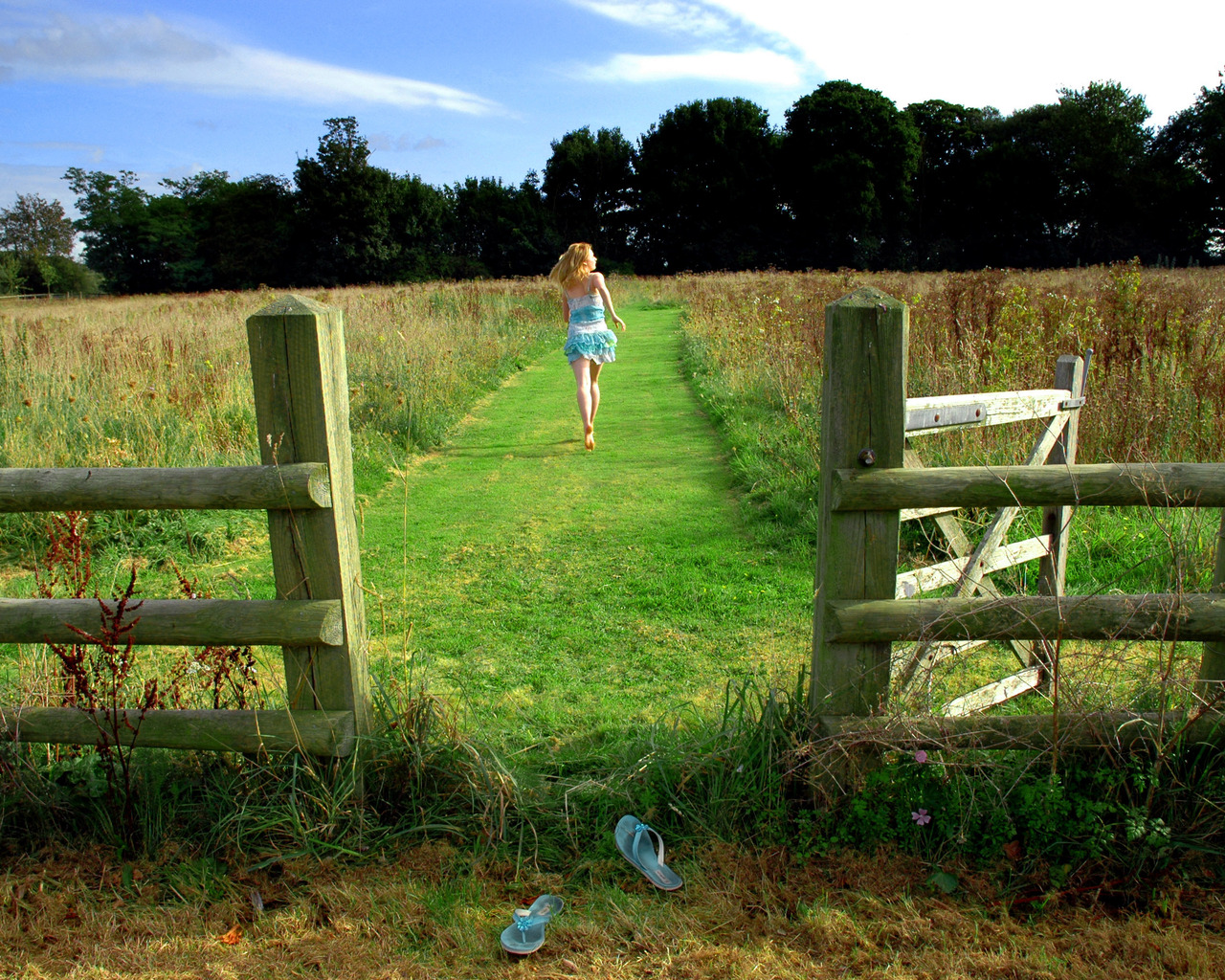 Босиком по траве