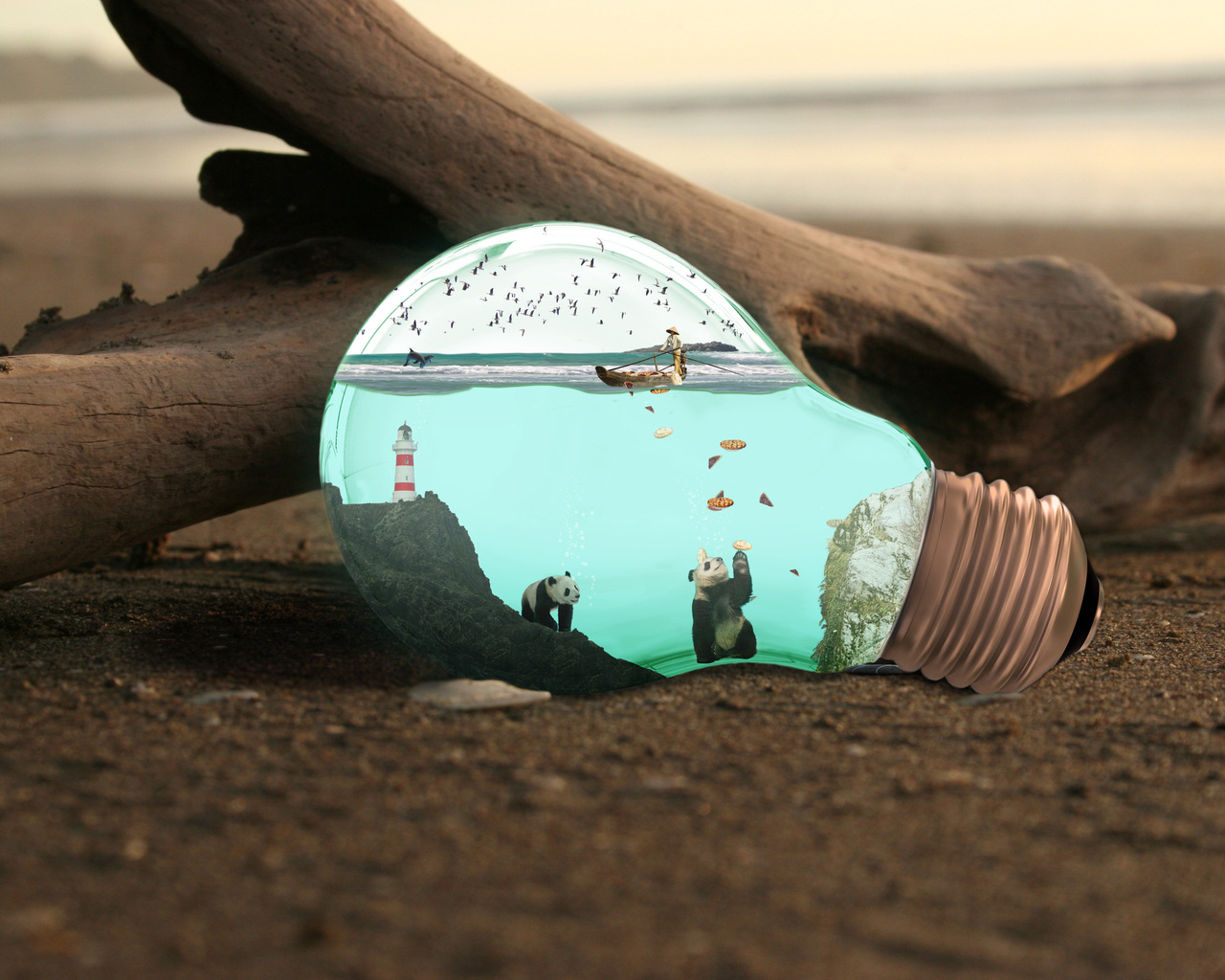 Необычная лампочка