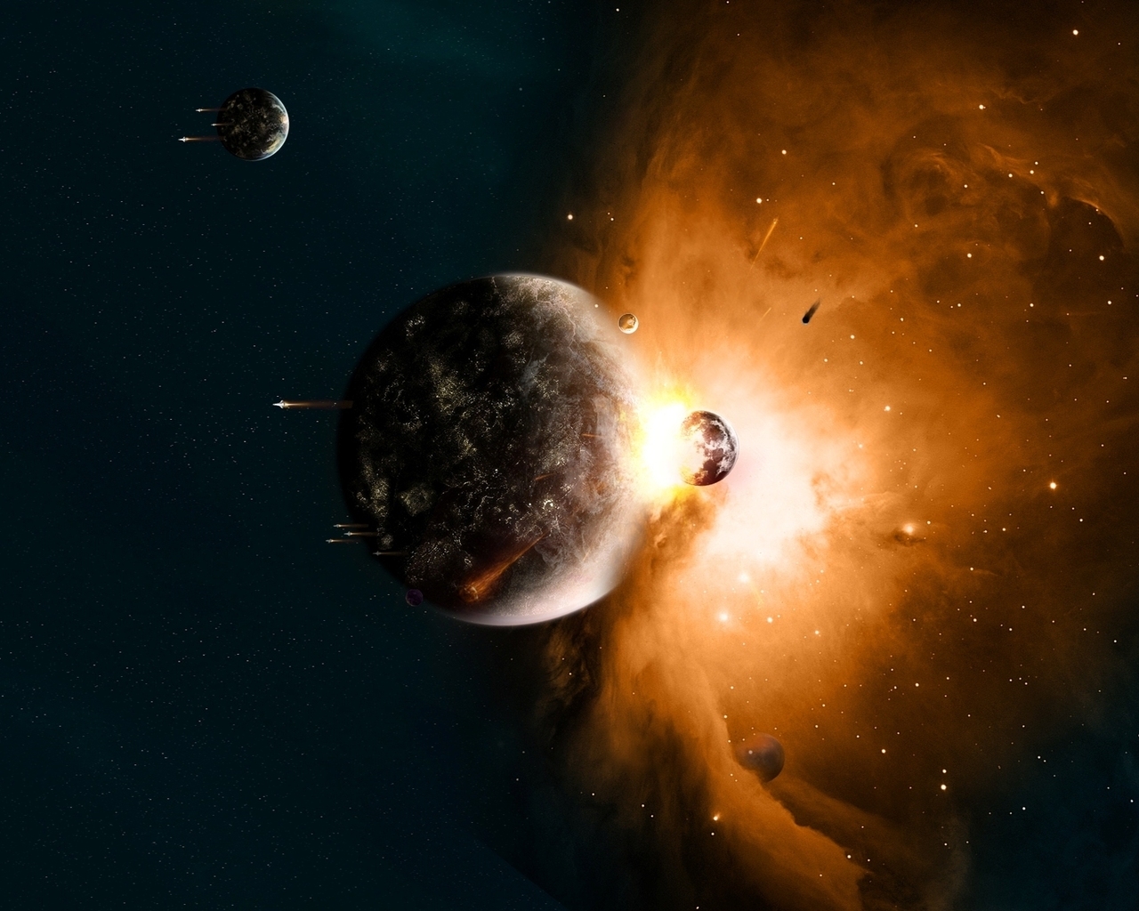 Космическое столкновение