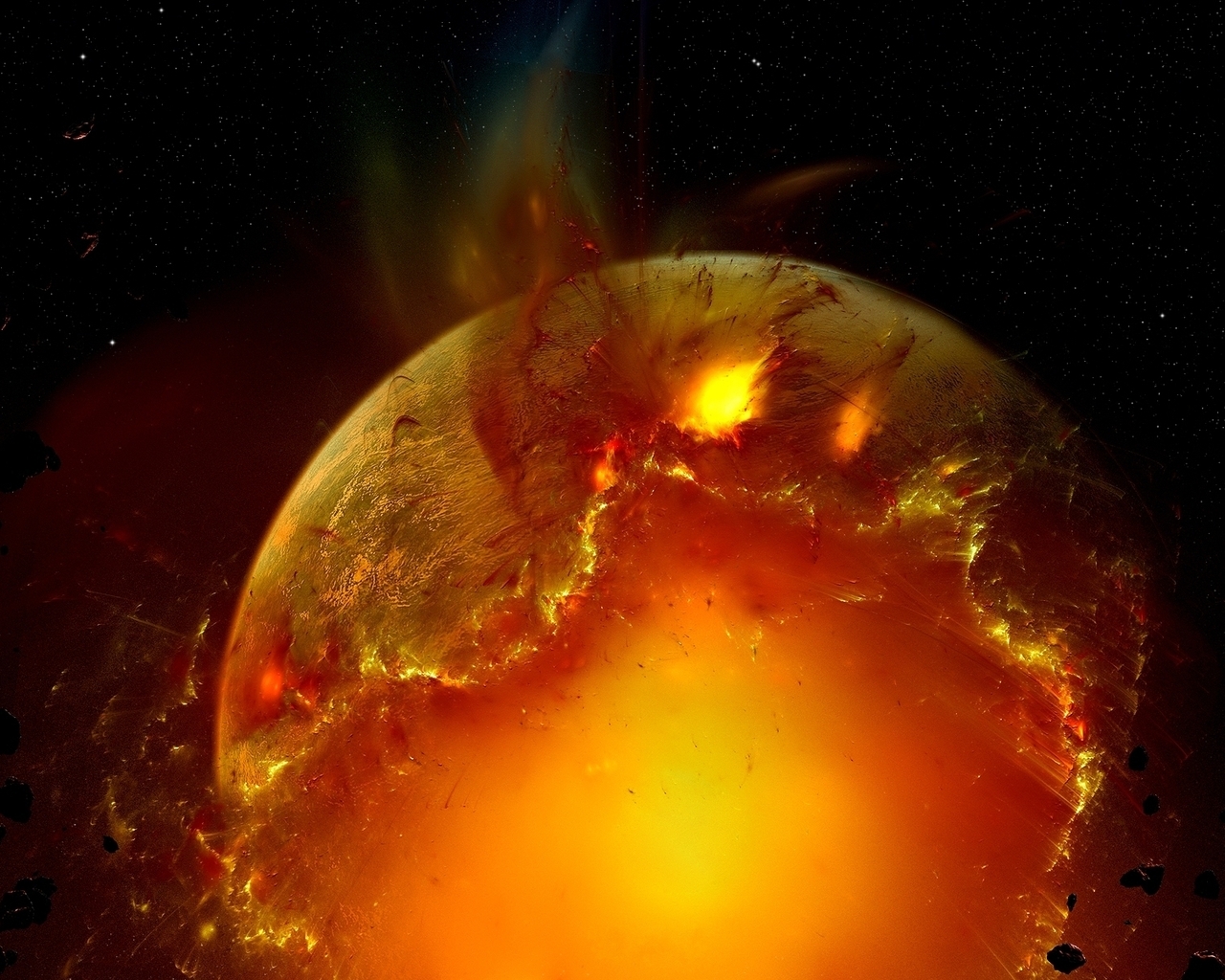 Взрыв планеты