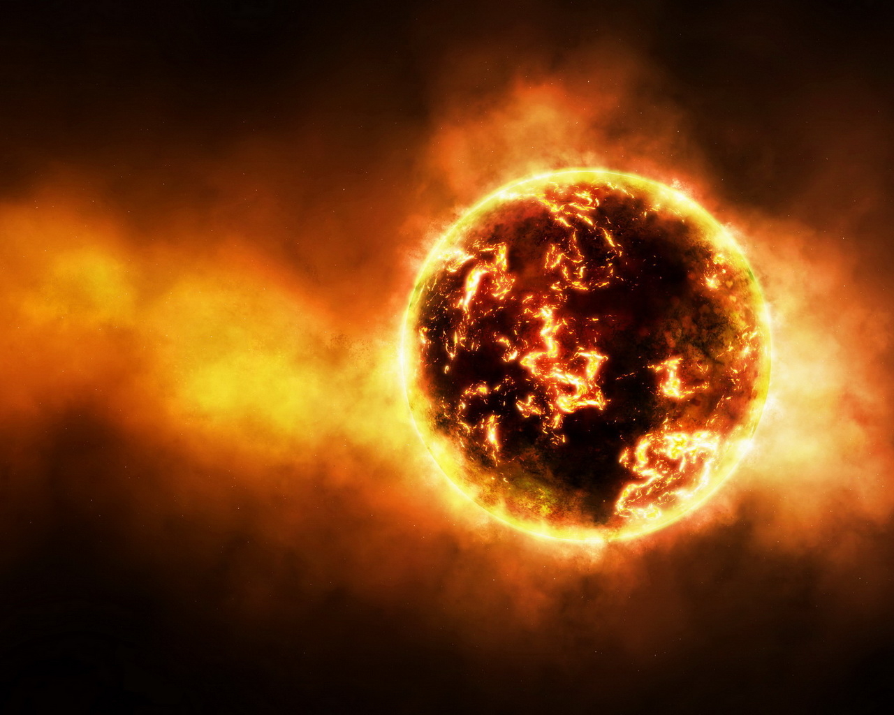 Огненная планета