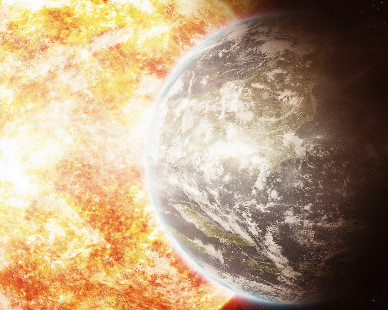 Меркурий и Солнце