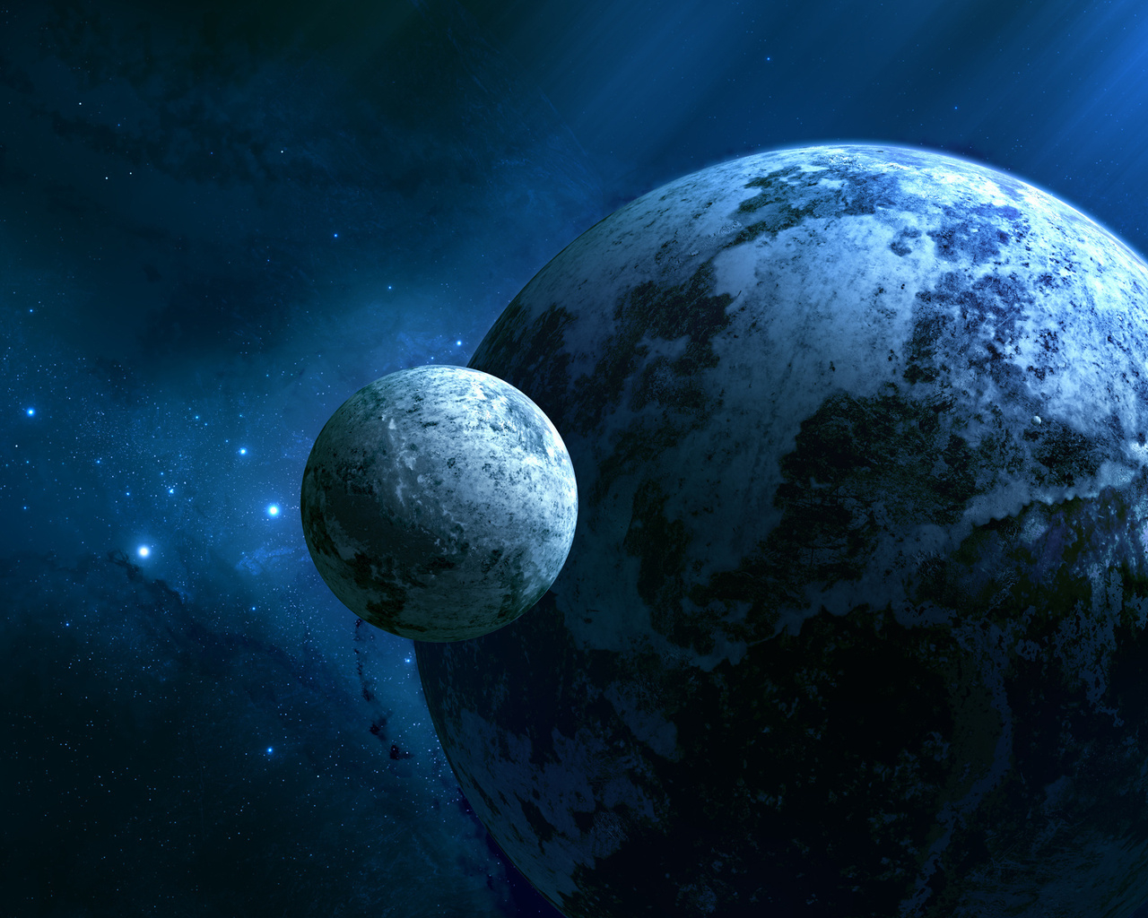 Планета и ее спутник
