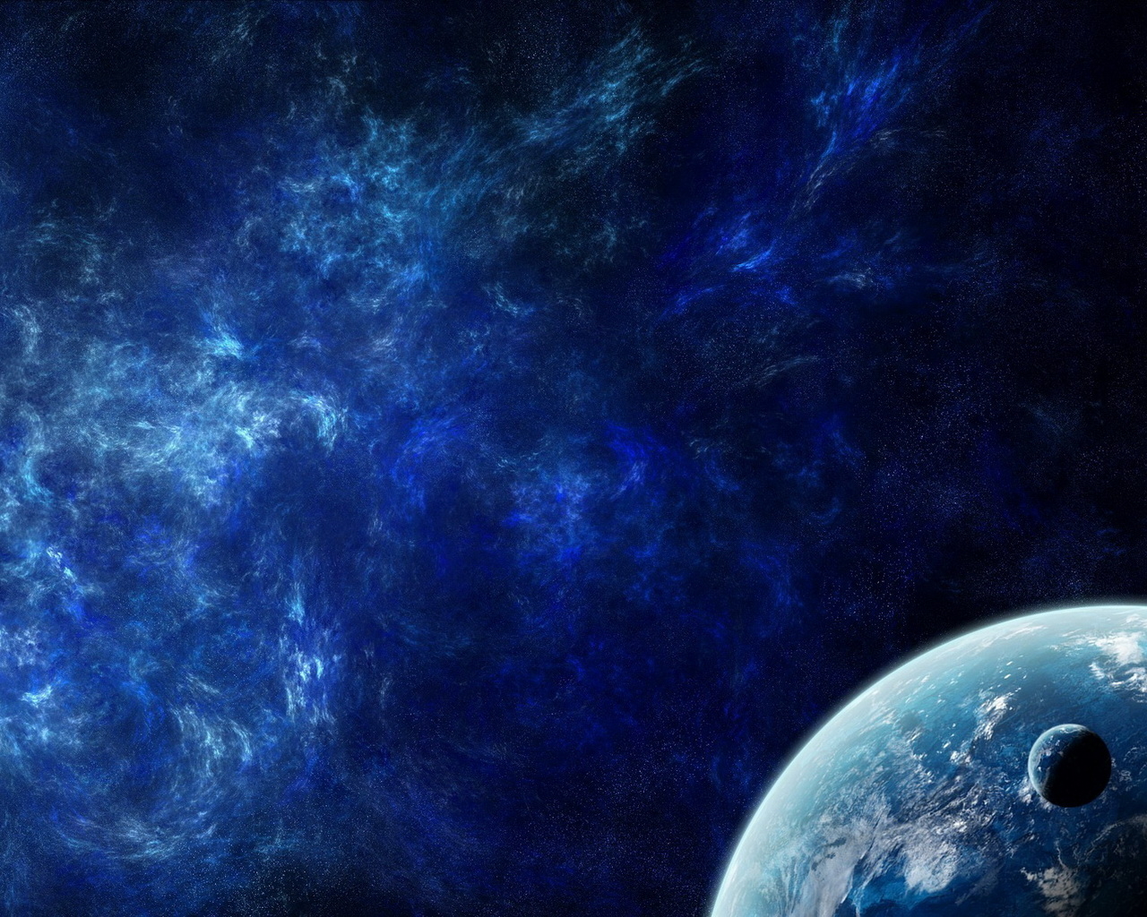 Планета со спутником